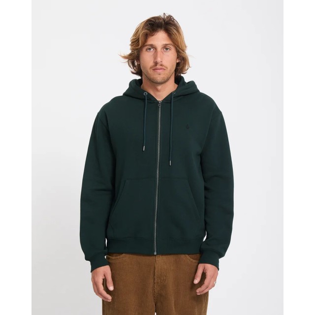 Volcom Single Stone Zip Ανδρική Ζακέτα Φούτερ Πράσινο