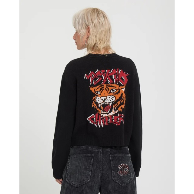 Volcom Ozzy Cardigan Γυναικεία Ζακέτα Πλεκτή Μαύρη