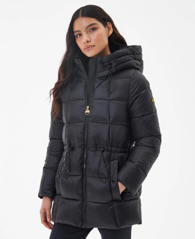 Barbour B.Intl Ennis Quilt Γυναικείο Μπουφάν Μαύρο