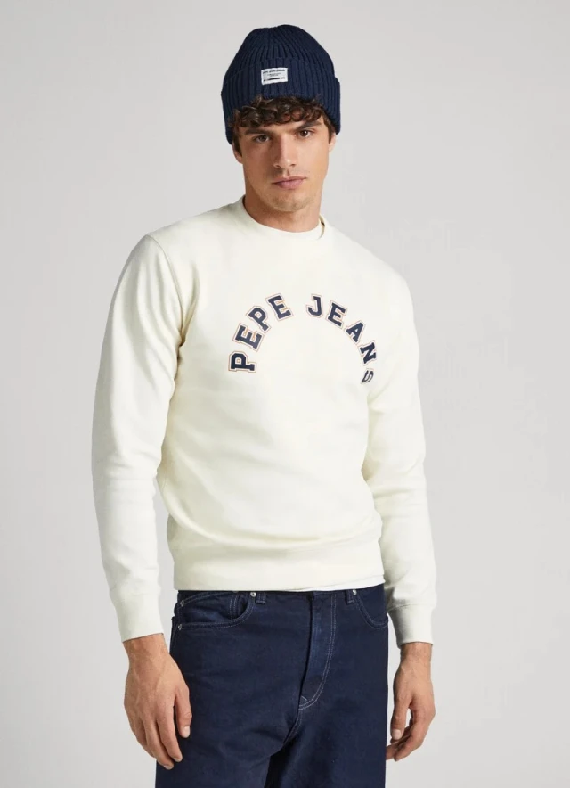 Pepe Jeans Westend Sweat Ανδρικό Φούτερ Λευκό