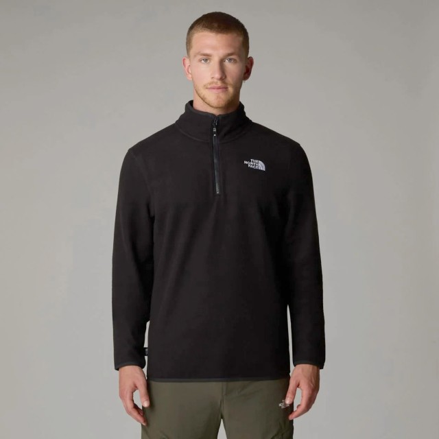 The North Face M 100 Glac 1/4 Zip Glac Black Ανδρικό Fleece Μαύρο