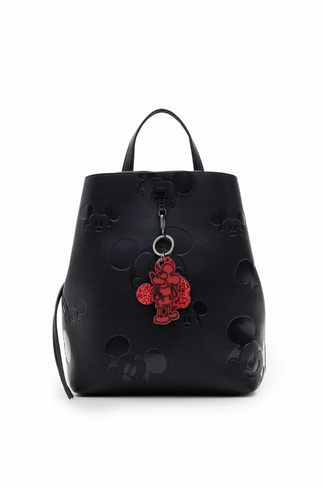 Desigual D2 Back_All Mickey Sumy Γυναικεία Τσάντα Μαύρη