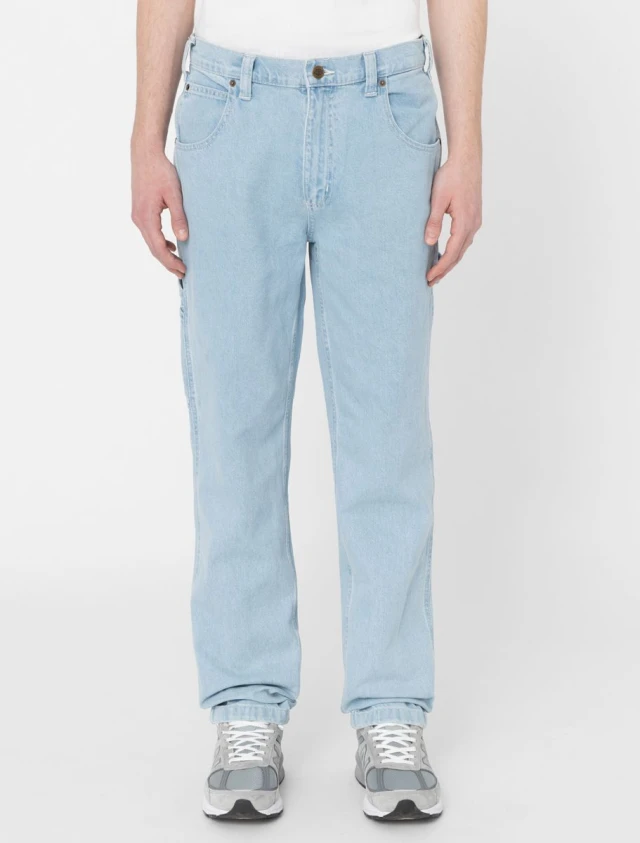 Dickies Garyville Vntg Blue Ανδρικό Παντελόνι Τζιν Χλωριο