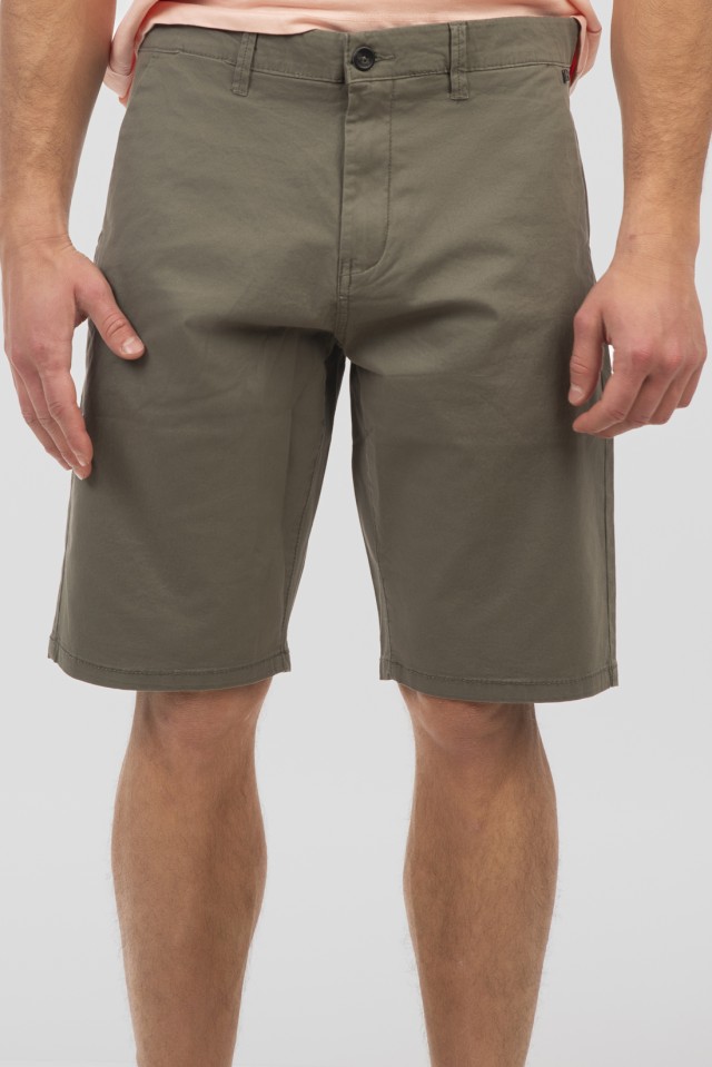 Rebase Ανδρική Chino Βρμούδα Λαδί
