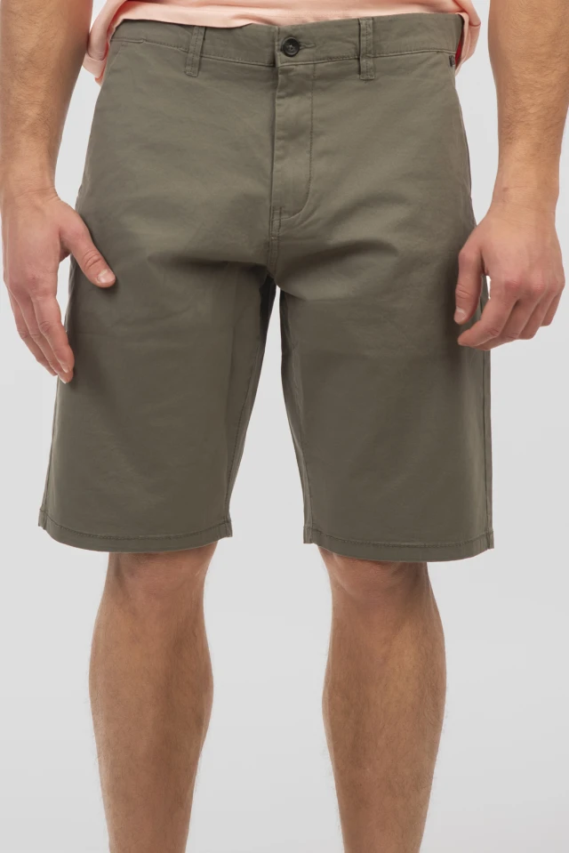 Rebase Ανδρική Chino Βρμούδα Λαδί