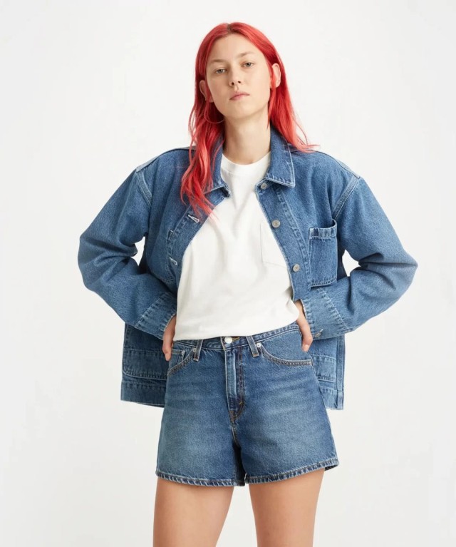 Levis 80s Mom Short You Sure Can Γυναικειο Σορτς Τζιν