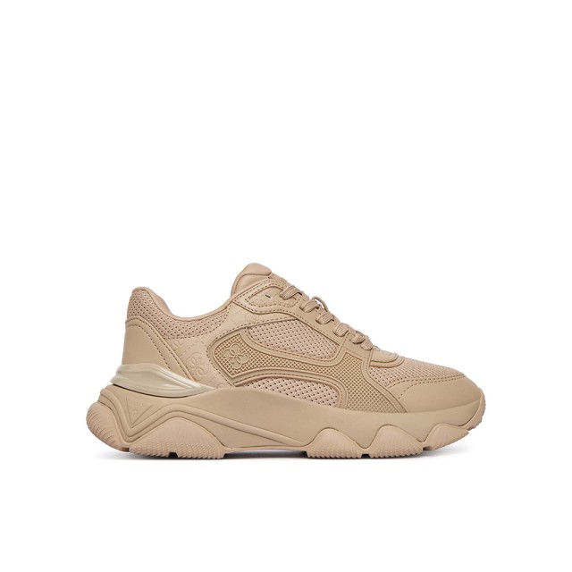 Guess Mazzy Γυναικεία Sneakers Μπεζ