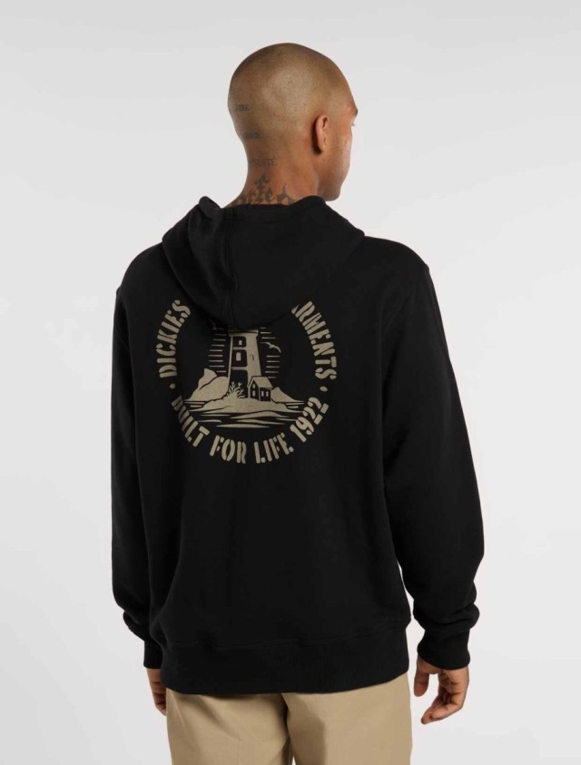 Dickies Parrotsville Hoodie Black Ανδρικό Φούτερ Μαύρο