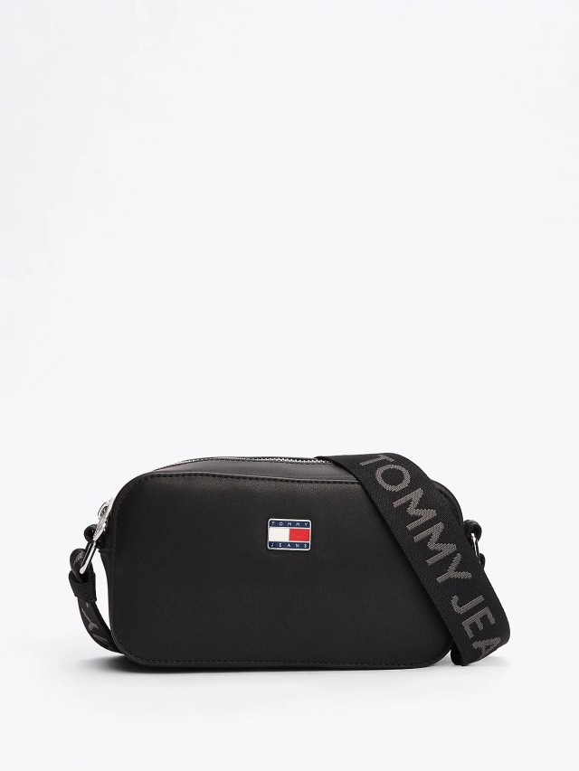 Tommy Hilfiger Tjw Daily Elev Camera Bag Γυναικεία Τσάντα Μαύρη