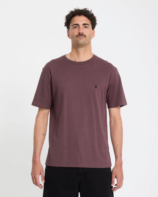 Volcom Fa26 Stone Blanks Bsc Sst Ανδρική Μπλούζα Μωβ