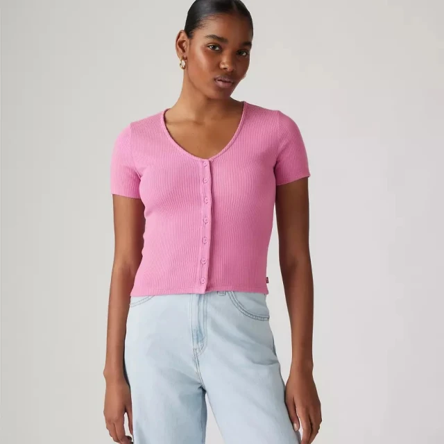 Levis Muse Ss Tee Reds Γυναικεία Μπλούζα Ροζ