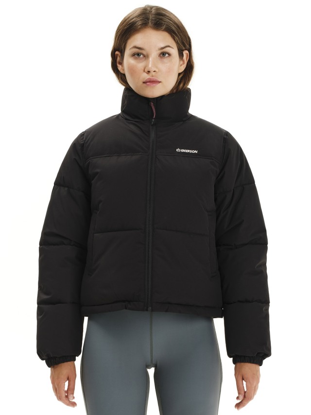 Emerson Womens Puffer Jacket Γυναικείο Μπουφάν Μαύρο