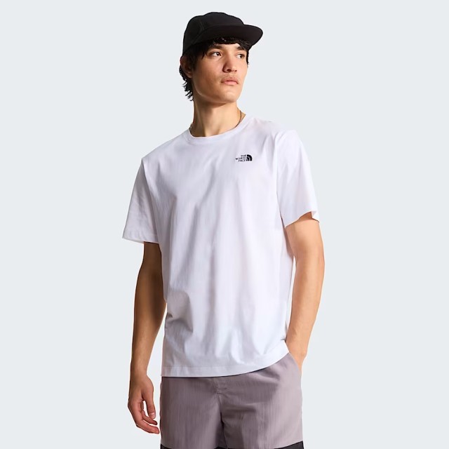 The North Face M Evo Sd Reg Ss Tee Tnf White Ανδρική Μπλούζα Λευκή