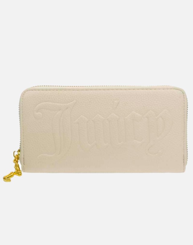 Juicy Couture Large Zip Wallet Γυναίκειο Πορτοφόλι Λευκό