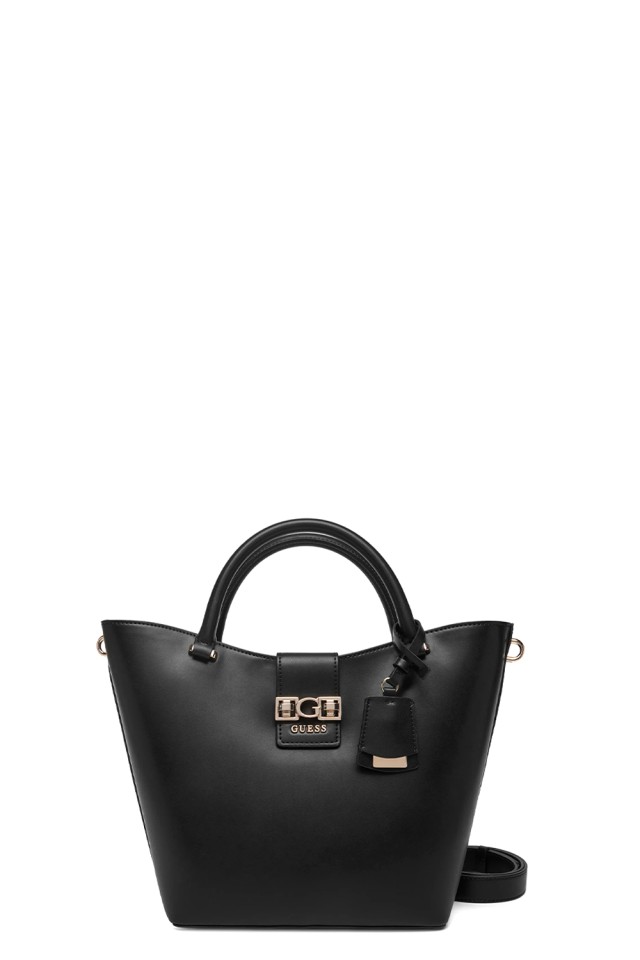 Guess Jane Tote Γυναικεία Τσάντα Μαύρη