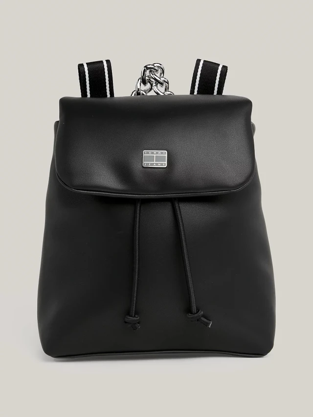 Tommy Hilfiger Tjw City-Wide Backpack Γυναικεία Τσάντα Backpack Μαύρη