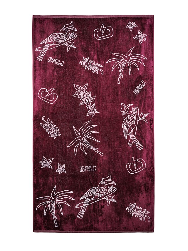 Wine Emerson Beach Towel Πετσέτα Θαλάσσης Μπορντό