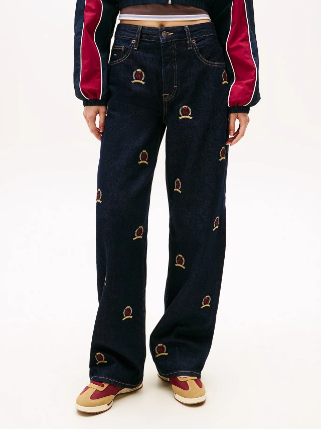 Tommy Hilfiger Mia Mr Rlxd Str Cr Cbf  Γυναικείο Παντελόνι Τζιν