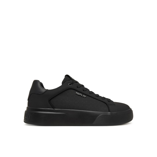 Replay Ανδρικά Δερμάτιμα Sneakers Μαύρα