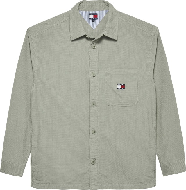 Tommy Hilfiger Tjm Tjm Brick Cord Overshirt Ext Ανδρικό Πουκάμισο Μεντα