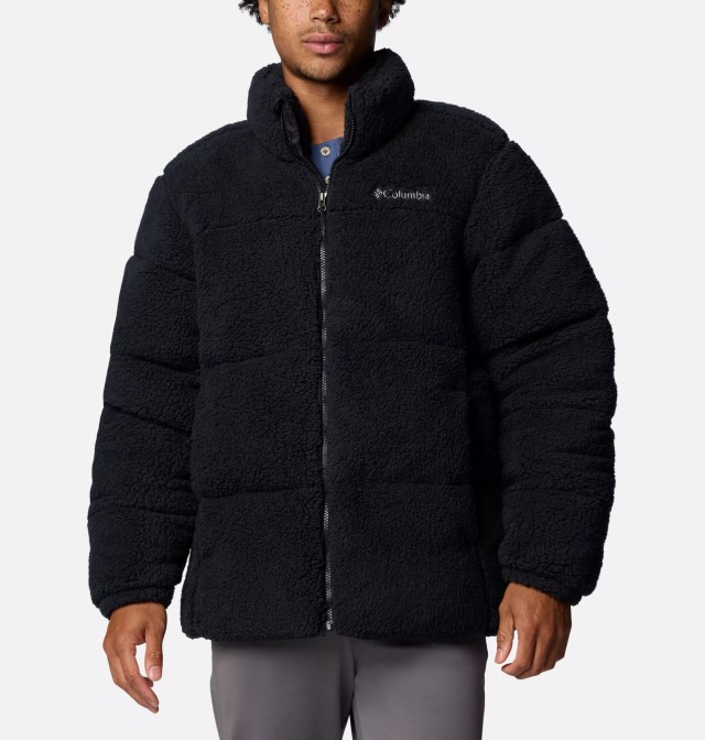 Columbia Puffect™ II Sherpa Jacket Ανδρικό Μπουφάν Μαύρο