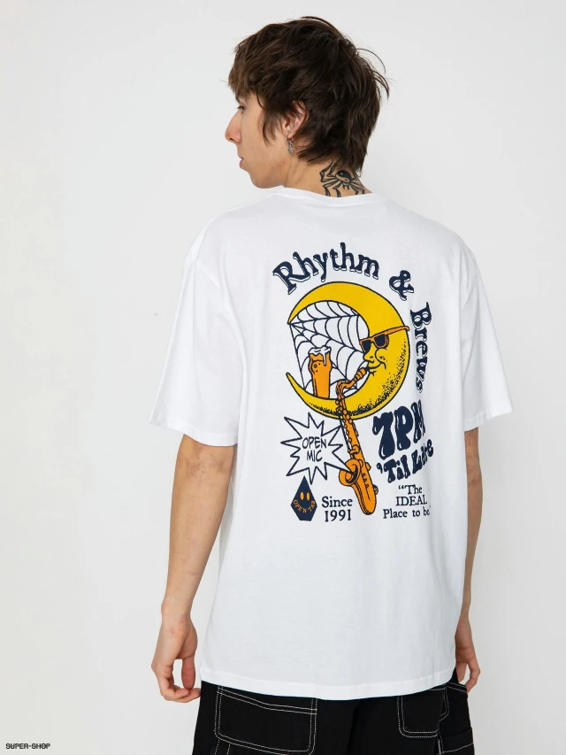 Volcom Rhythm 1991 Bsc Sst Ανδρική Μπλουζα Λευκή