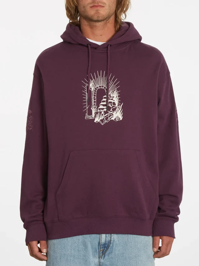 Volcom Fa Fa Vaderetro Po Ανδρικο Φουτερ Μωβ
