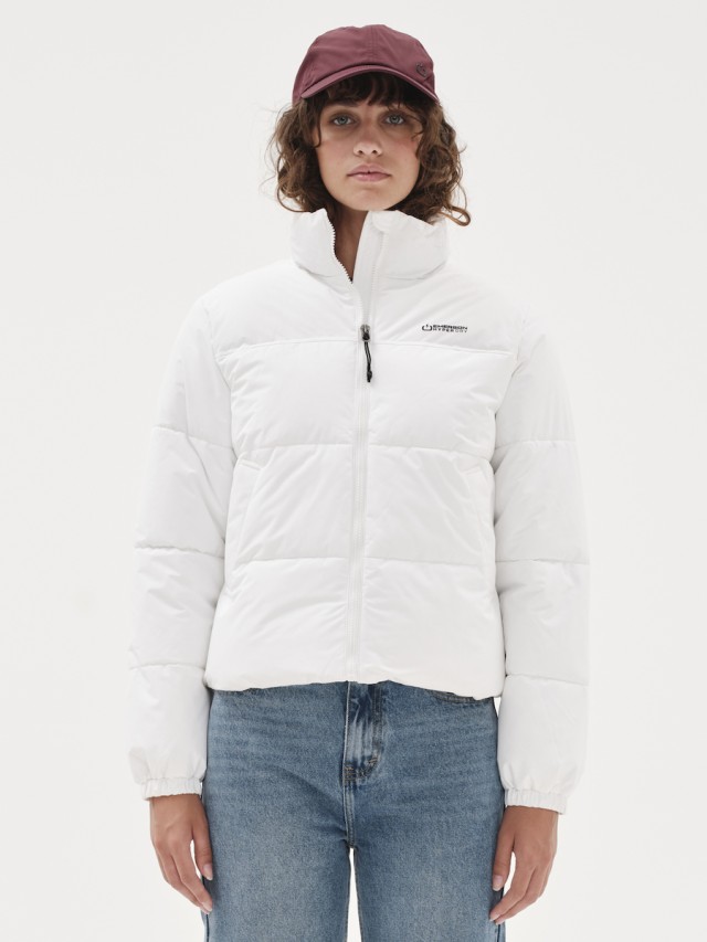 Emerson Womens Puffer Jacket Γυναικείο Μπουφάν Λευκό