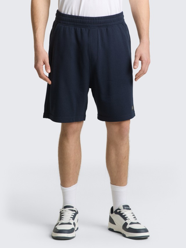 Tom Tailor Relaxed Sweat Sho Ανδρική Βερμούδα Φούτερ Μπλε