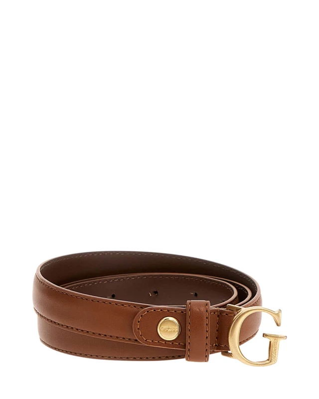 Guess Stephy Adjustable Pa Γυναικεία Ζώνη Καφέ