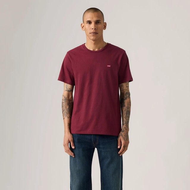 Levis Ss Original Hm Tee Purples Ανδρική Μπλούζα Μπορντό