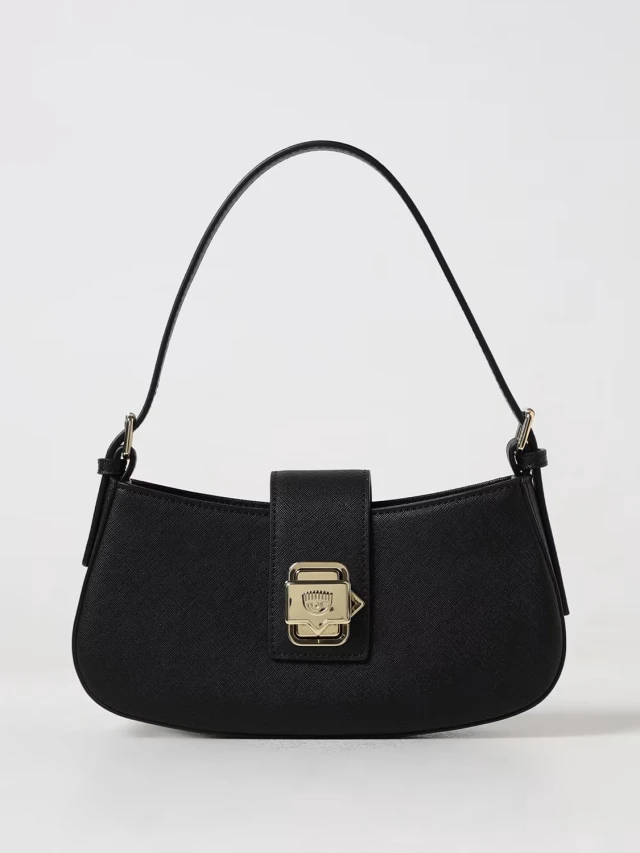 Chiara Ferragni Range F - Eyelike Pocket, Sketch 06 Γυναικεία Τσάντα Μαύρη