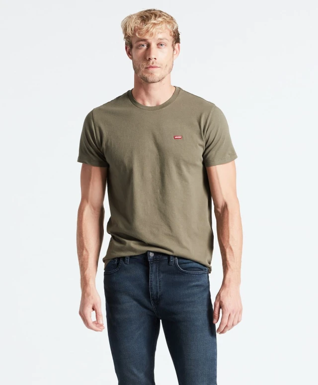Levis Ss Original Hm Tee Olive Night Ανδρικη Μπλουζα Χακι