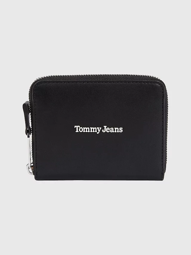 Tommy Hilfiger Tjw Stadium Prep Small Za Γυναικείο πορτοφολι Μαύρο