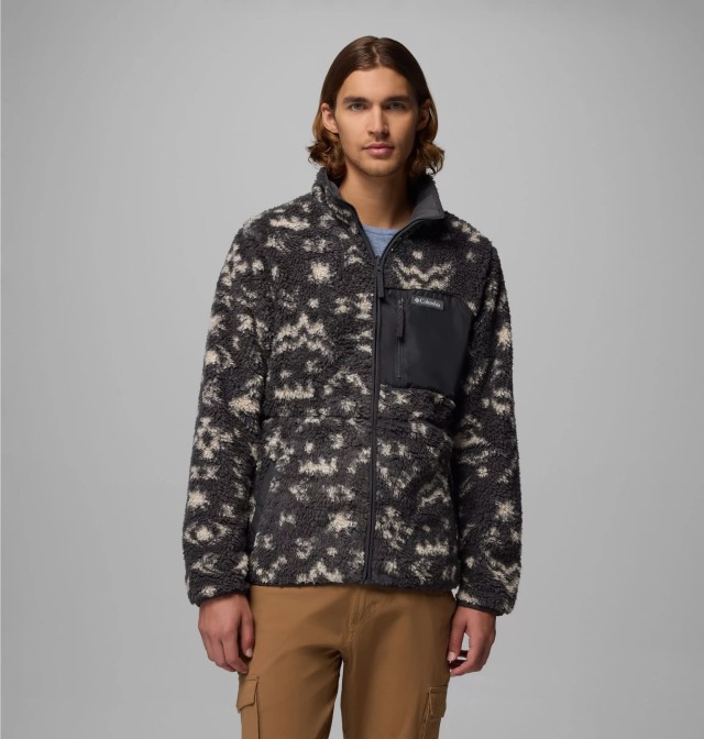 Columbia Winter Pass™ Reversible Fleece Ανδρική Ζακέτα Fleece Μαύρο 2πλης οψης