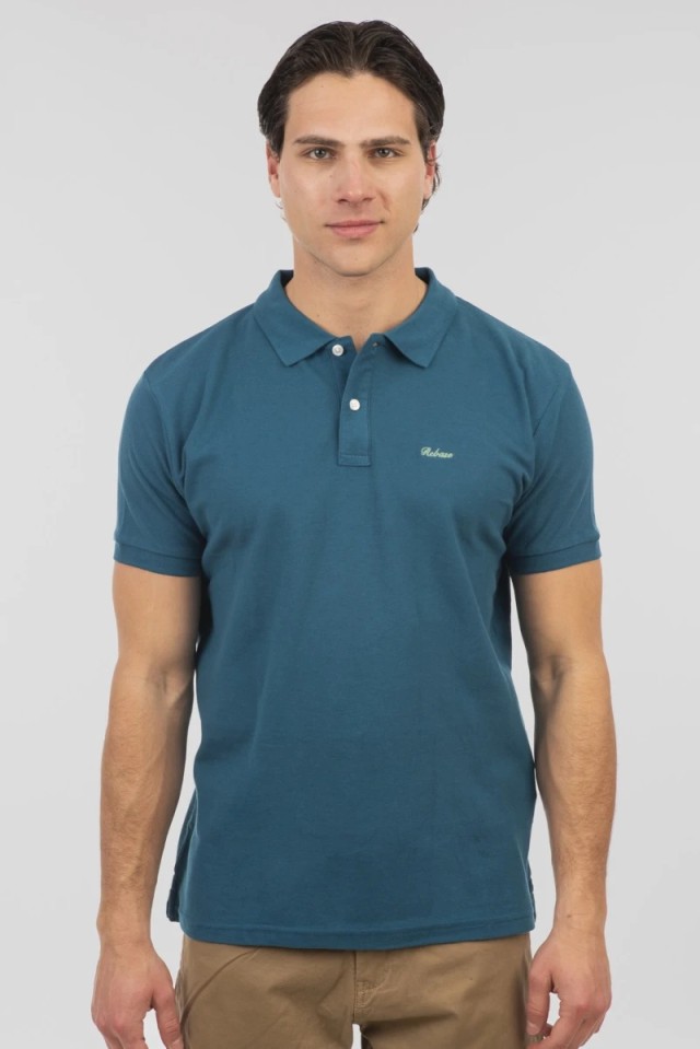 Rebase Polo Μπλουζα Πετρολ