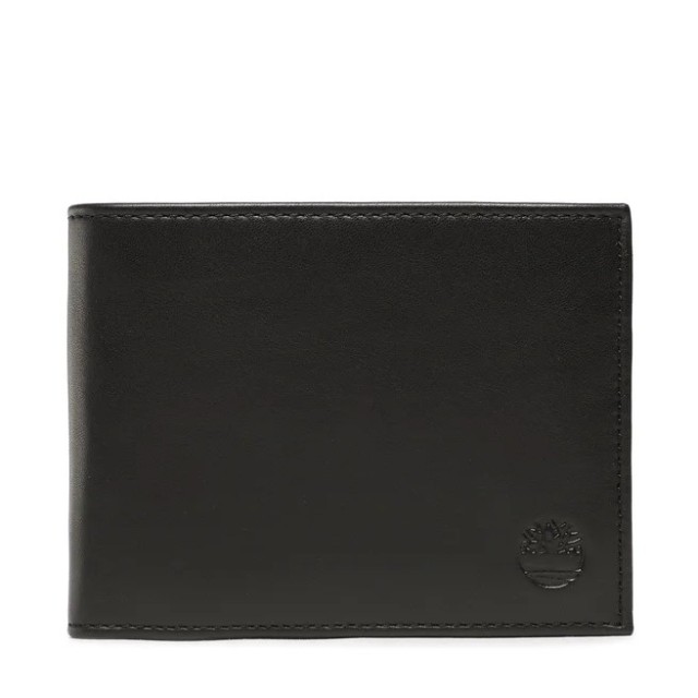Timberland Kp Trifold Wallet W C/P Black Ανδρικό Πορτοφόλι Μαύρο
