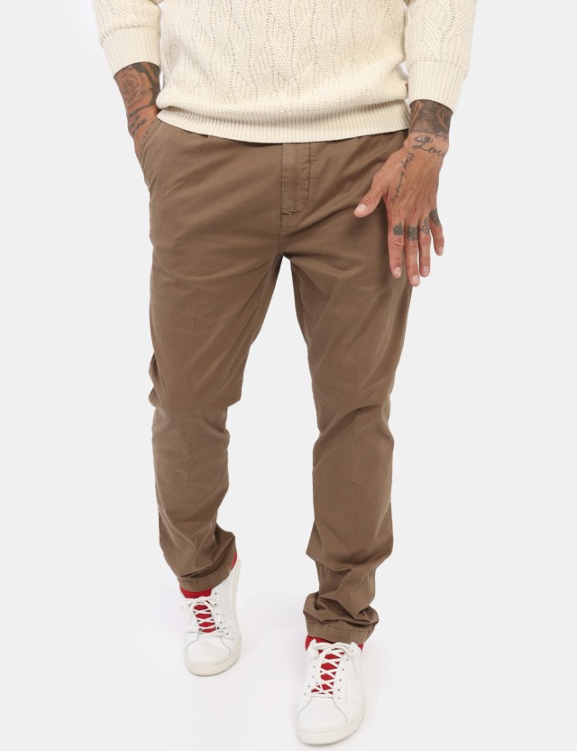 Guess Noah Ανδρικό Παντελόνι Chino Μπεζ