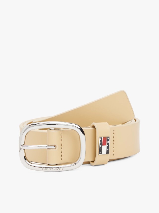 Tommy Hilfiger Tjw Oval 3.0 Γυναικεία Ζώνη Μπεζ