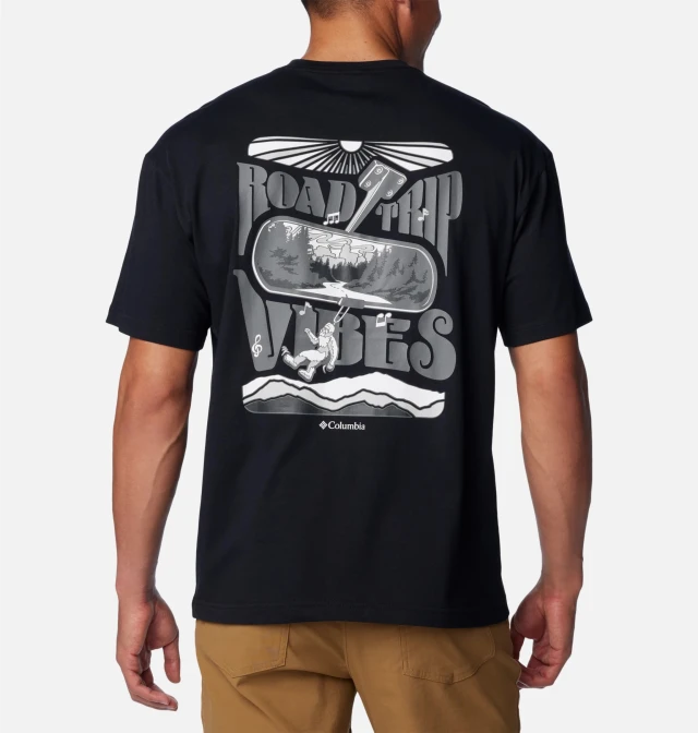 Columbia  Black Butte™ Graphic Tee Ανδρικη Μπλουζα Μαυρο