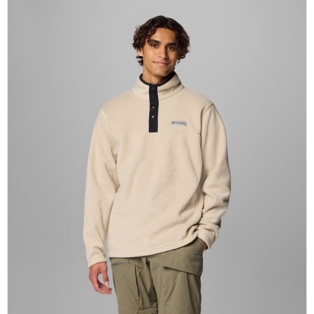 Columbia Steens Mountain™ Half Snap II Ανδρικό Fleece Εκρού Μαύρο