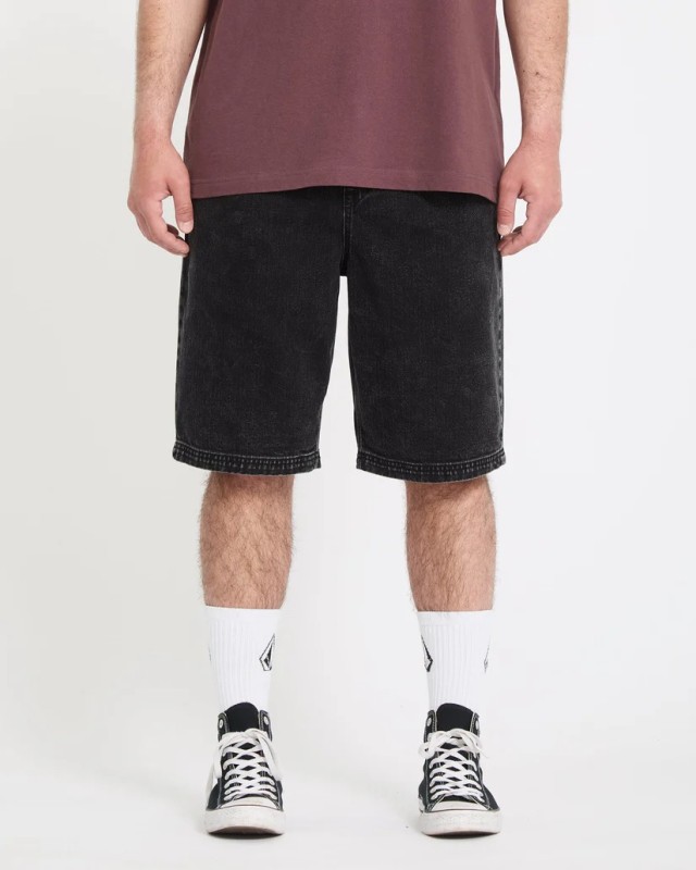 Volcom Freazy Denim Ew Short 22 Ανδρική Βερμούδα Τζιν Μαύρη