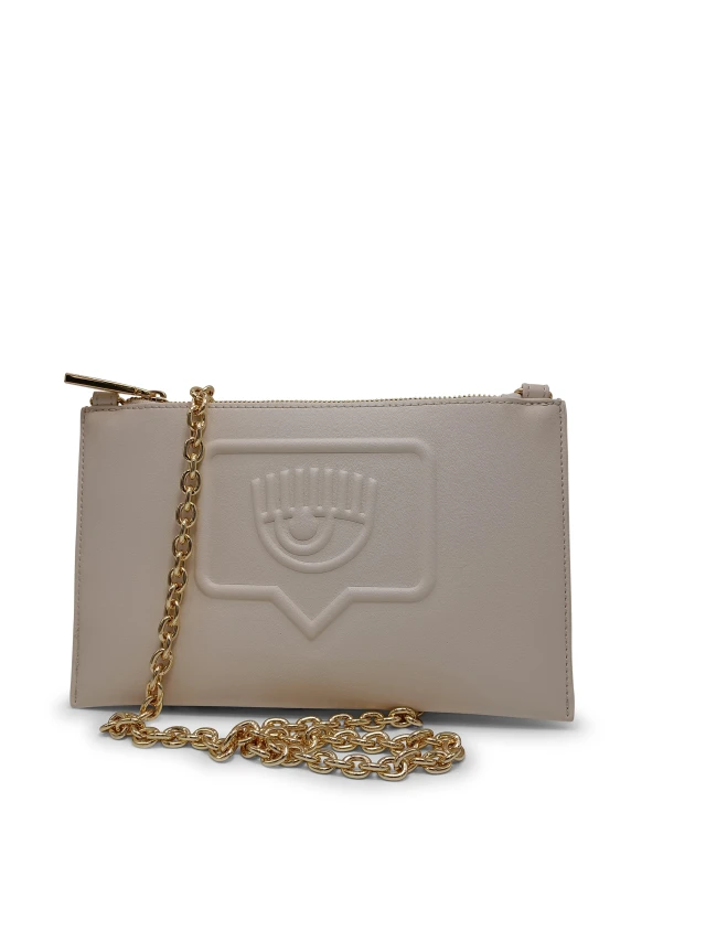 Chiara Ferragni Range A - Eyelike Bags, Sketch 08 L Γυναικεία Τσάντα Μπεζ