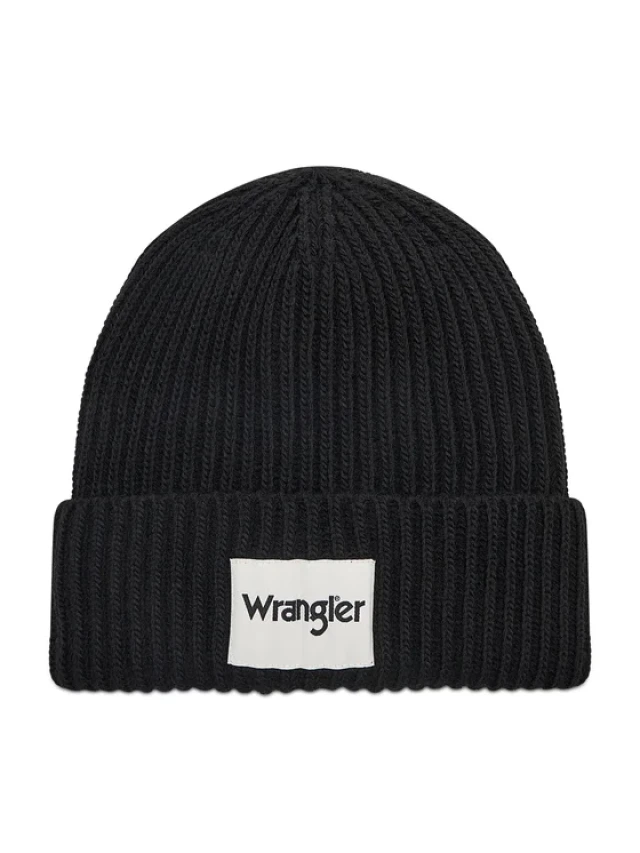 Wrangler Rib Beanie Σκουφοσ Μαυροσ