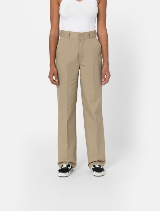 Dickies 874 Workpant Rec W Khaki Γυναικείο Παντελόνι Chino Μπεζ