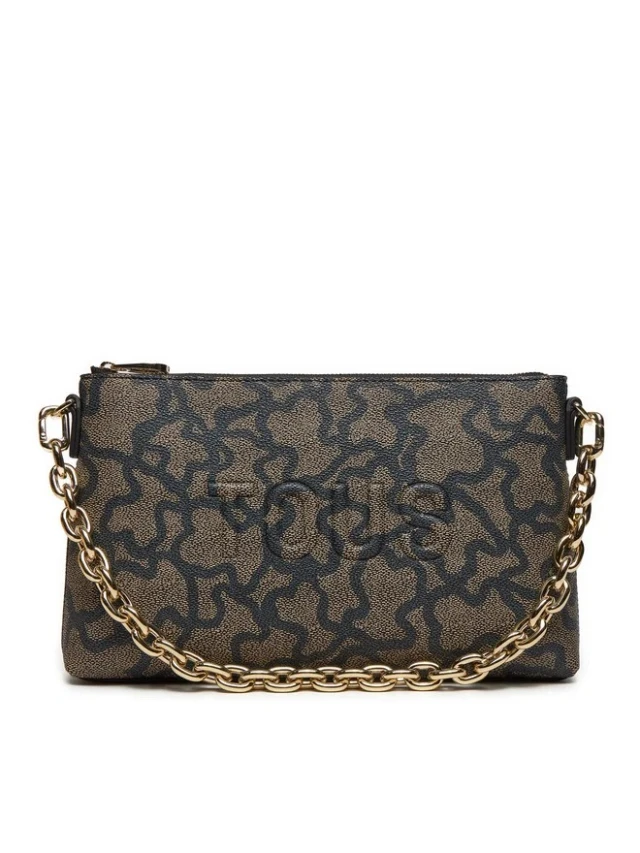 Tous Clutch K Icon Negro-Multi Γυναικεία Τσάντα Μαύρη