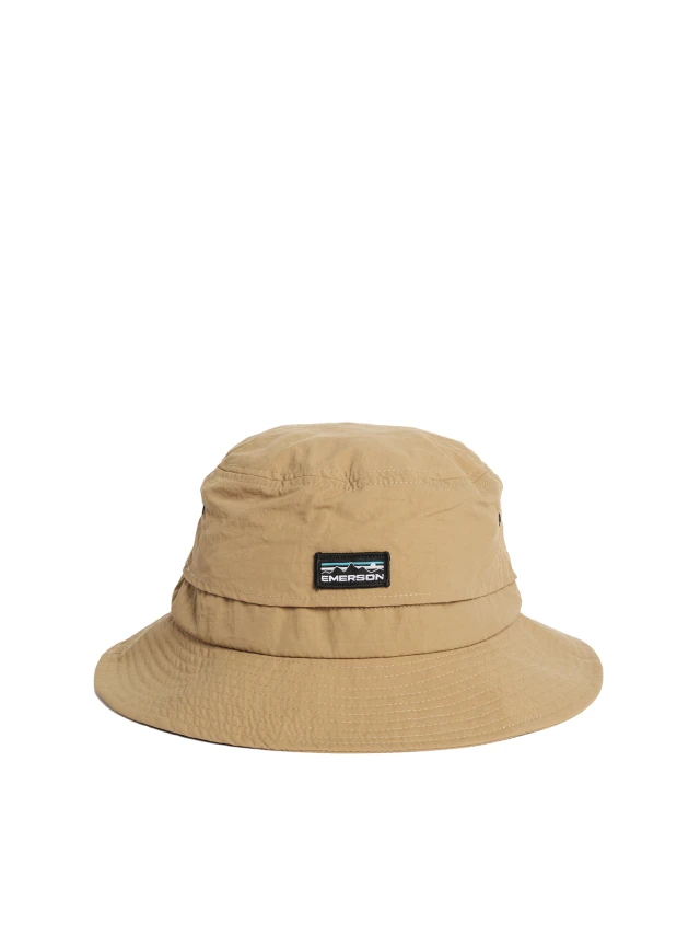 Emerson Unisex Bucket Hat with Mesh Vent Καπέλο Μπεζ