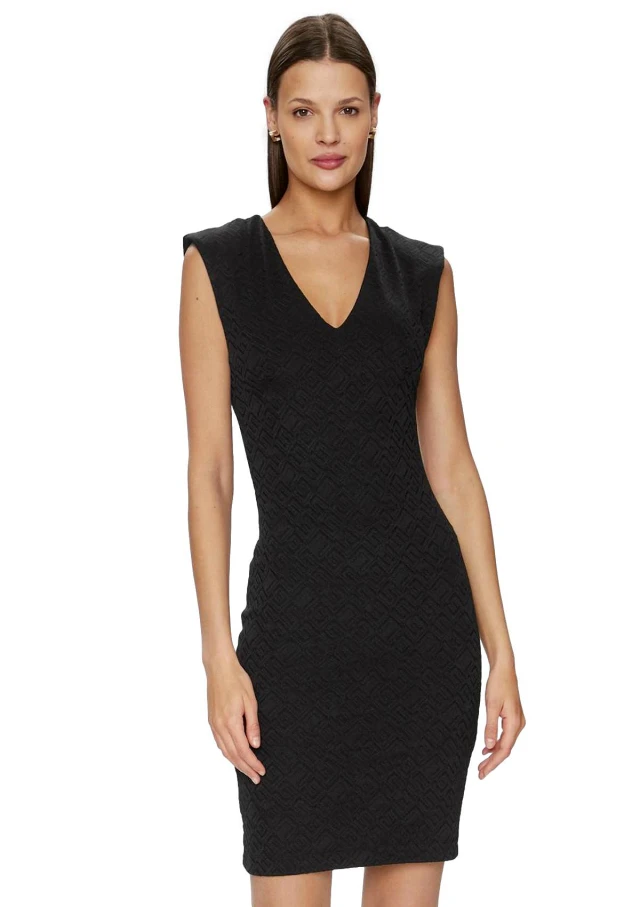 Guess Sl Ofelia Dress Γυναικείο Φόρεμα Μαύρο