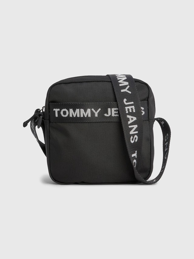 Tommy Hilfiger Tjm Essential Square Reporter Ανδρική Τσάντα Μαύρη