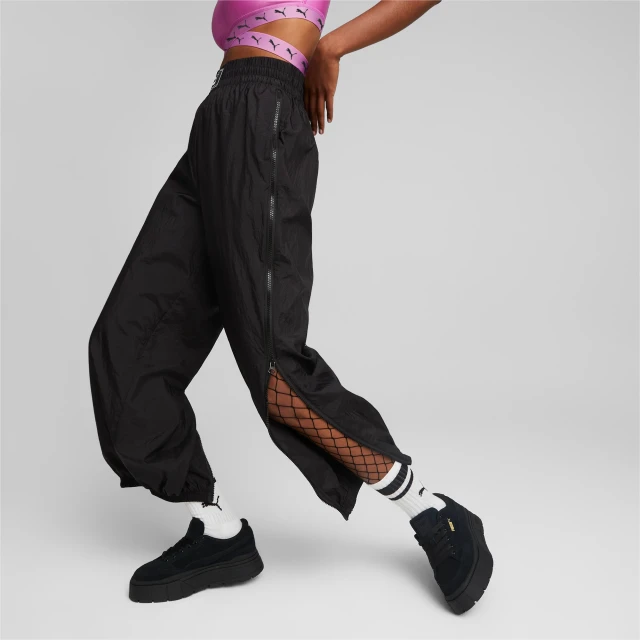 Puma Dare To Woven Pants Γυναικειο Παντελονι Φορμασ Μαυρο